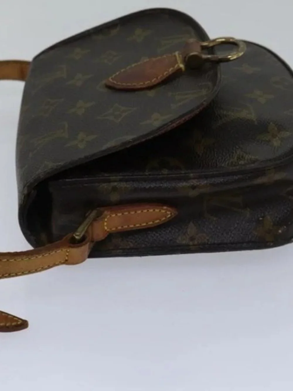 LOUIS VUITTON Monogram Saint Cloud PM Shoulder Bag M51244 LV Auth bs17627